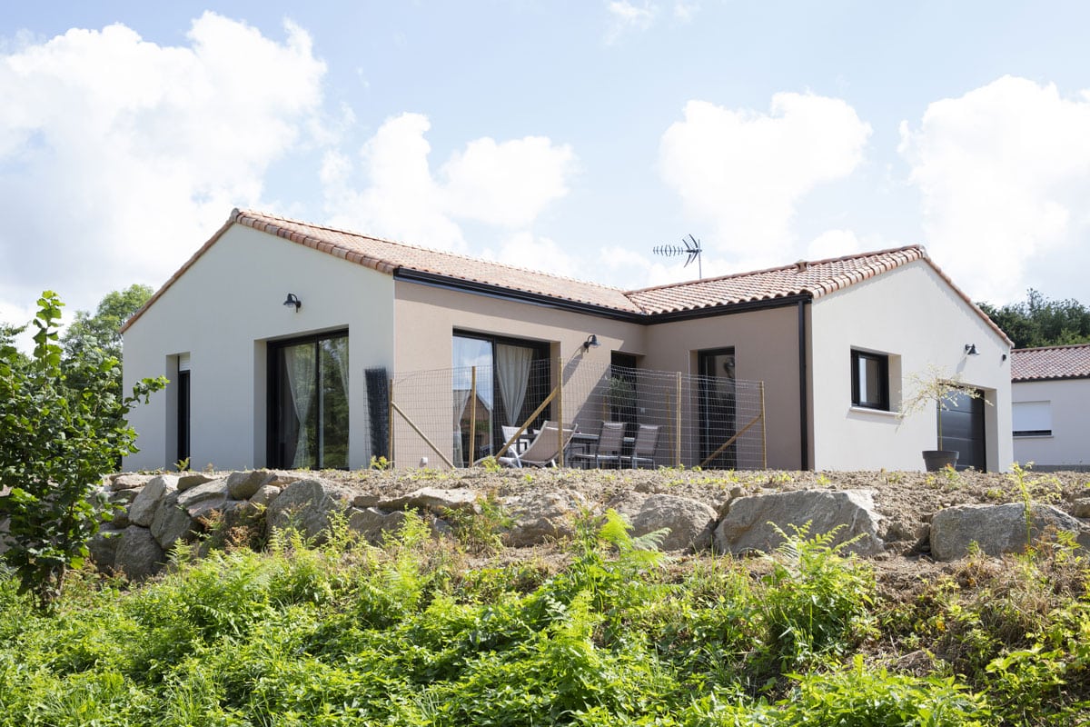 Maison neuve en L à Saint-Mars-la-Réorthe