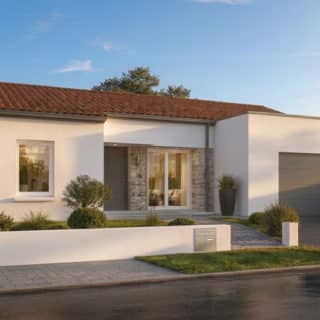 Maison neuve Modèle Premium 11 - 2 chambres - 67 m² - avec avancée toit plat
