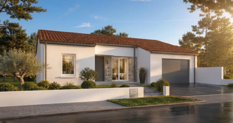 Maison neuve Modèle Premium 11 - 2 chambres - 67 m² - tuiles