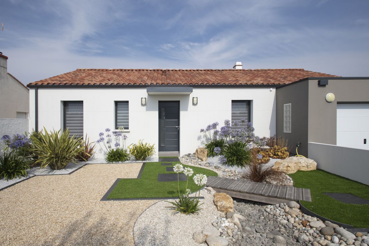 Maison avec jardin paysagé sur le littoral vendéen