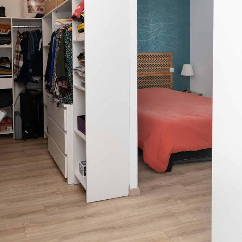 suite parentale avec dressing ouvert