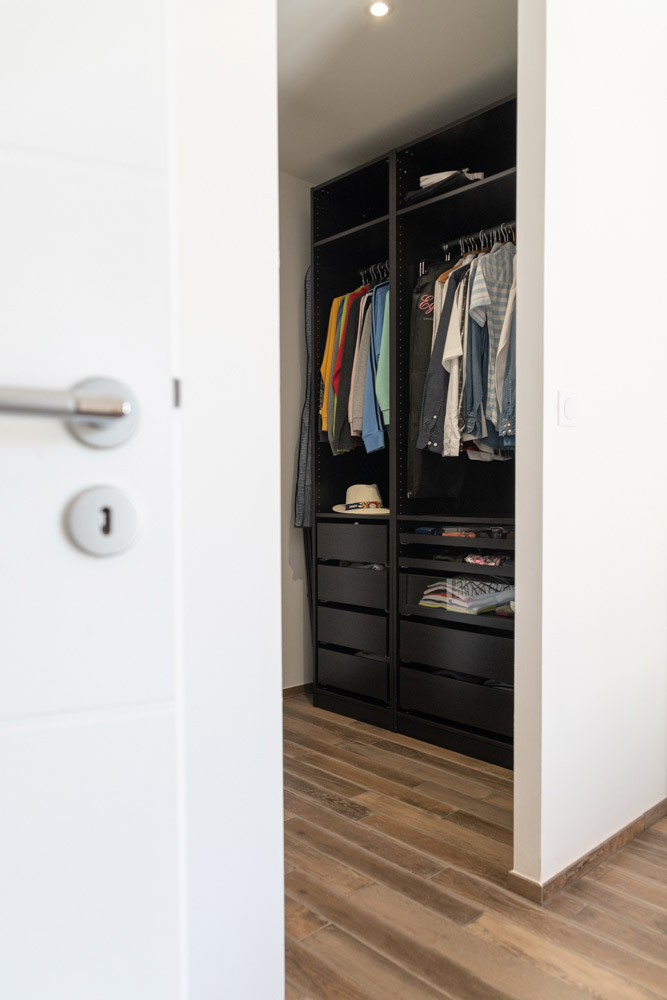 suite parentale avec dressing semi-ouvert