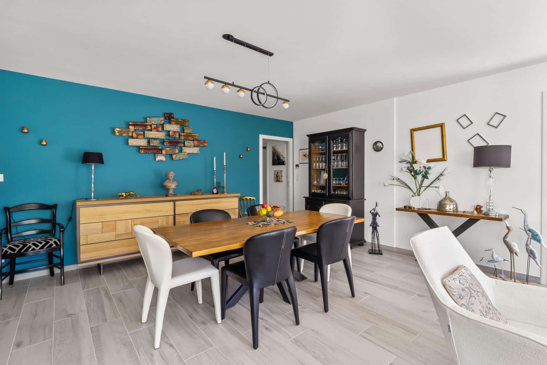 Intérieur de la réalisation de maison neuve à Saint Jean de monts