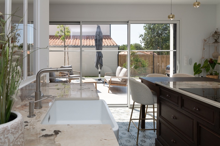 Cuisine de maison neuve constructeur Luçon