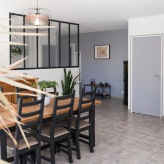 Salle à manger maison neuve sur mesure à Sainte-Flaive-des-Loups, 3 chambres, Vendée
