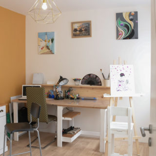 Atelier lumineux et spacieux dans une maison plain-pied à Bourgneuf, Charente-Maritime