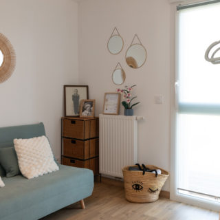 Bureau aménagé dans une maison neuve de 93 m² à L’Houmeau