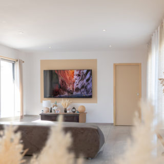 salon de la maison neuve 138 m² à Sainte-Foy
